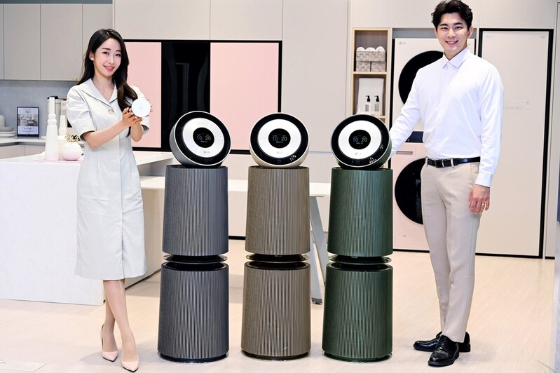 LG 퓨리케어 360°공기청정기 '알파' 인기