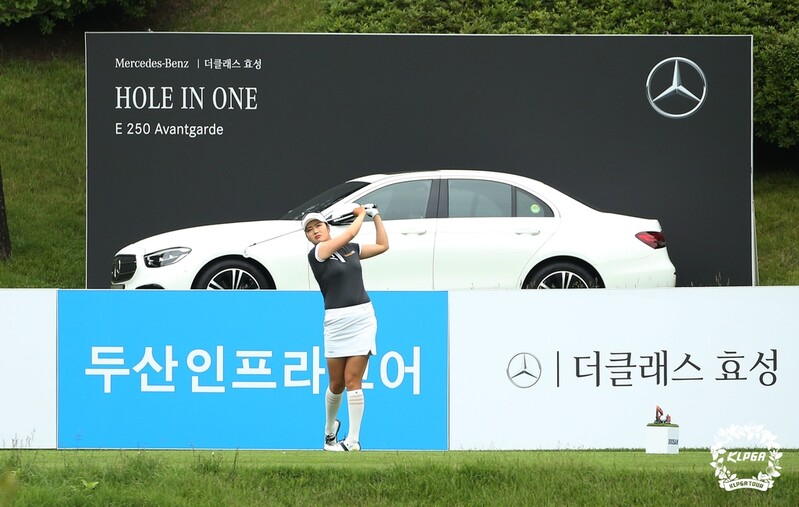 기권 아니라 양보?…한진선, 두산 매치에서 첫 '양보승'