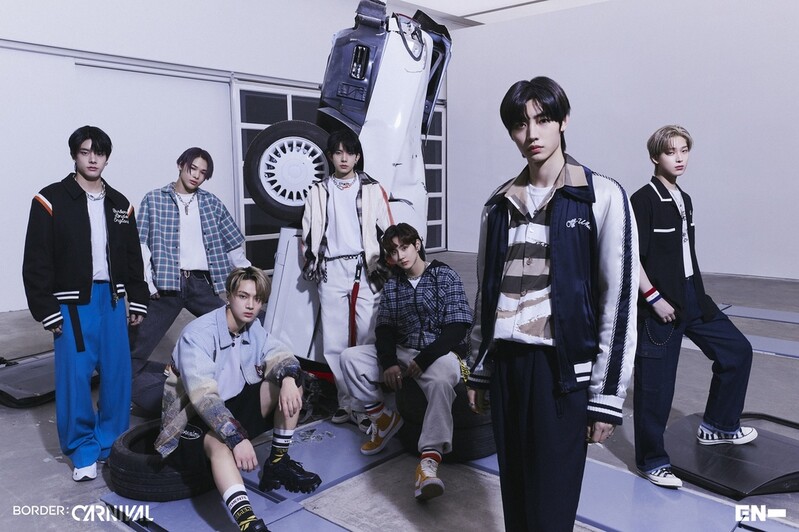 Rookie boy band ENHYPEN enters Billboard album chart with 'BORDER: CARNIVAL'