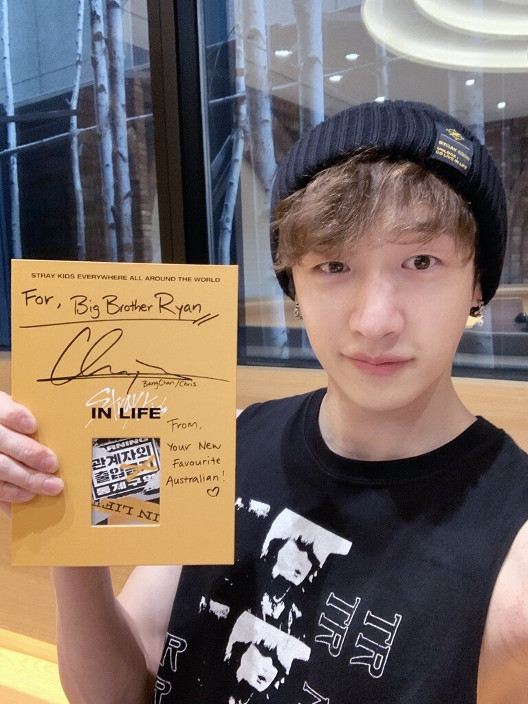 라이언 레이놀즈 "나도 스트레이키즈 팬, 사인 부탁해요"