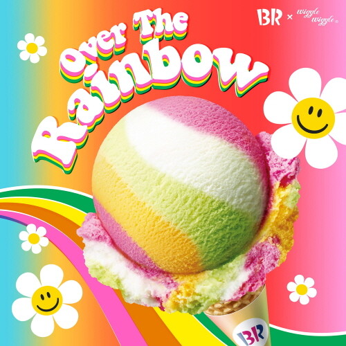 SPC 배스킨라빈스, 6월 이달의 맛 '오버 더 레인보우 샤베트' 출시