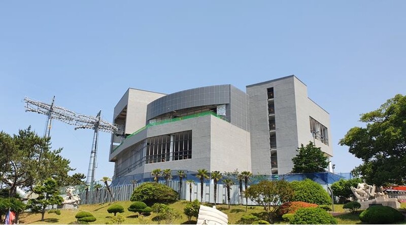 명량대첩 현장 해상케이블카 8월 개통…막바지 공사 한창