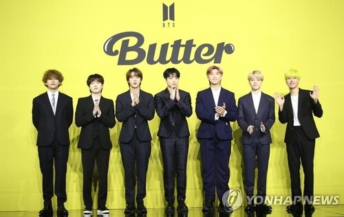 (2nd LD) BTS smashes record as 'Butter' tops Billboard Hot 100 for 3rd week