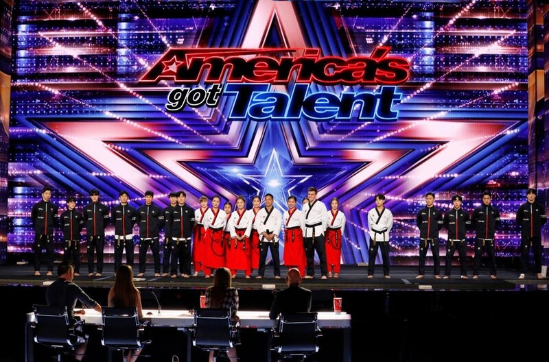 세계태권도연맹 시범단, '아메리카 갓 탤런트' 준준결승 진출