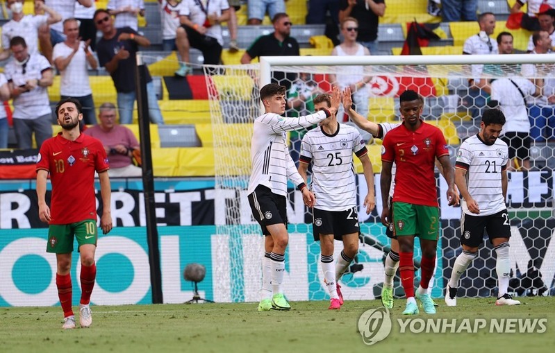'전차군단' 독일, 포르투갈에 4-2 역전승…고젠스 1골 1도움