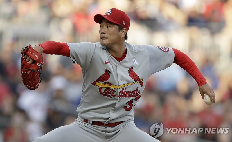 Cardinals' Kim Kwang-hyun takes hard-luck loss vs. Braves