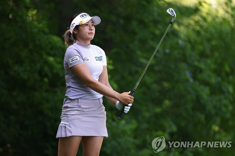 이정은, KPMG 여자 PGA 챔피언십 첫날 2타 차 공동 3위