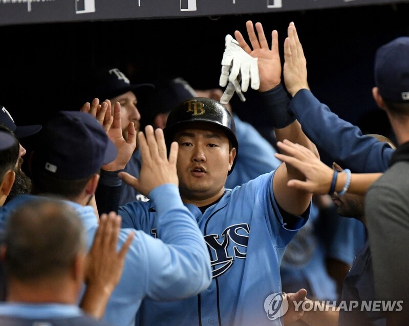 최지만, 안타 없이 2볼넷…시즌 타율 0.237