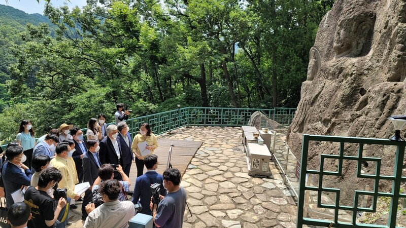 김현모 문화재청장, 울산 북구 지역 문화재 현장 점검