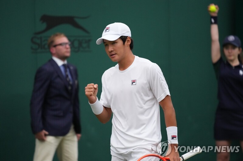 S. Korean Kwon Soon-woo eliminated in 2nd round at Wimbledon