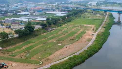 장성군, 황룡강변에 파크골프장 완공