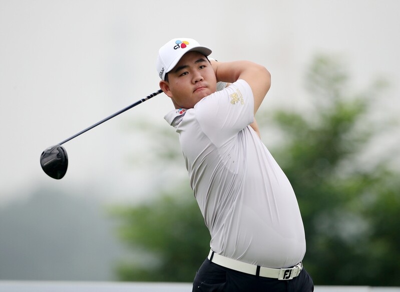 '느린 그린'에 적응 못한 김주형 "컷 탈락해도 할 말 없어요"