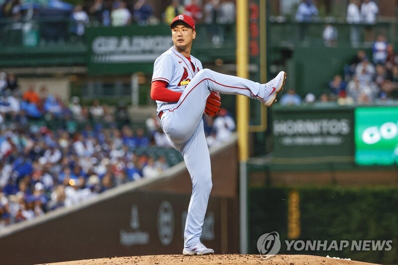 Cardinals' Kim Kwang-hyun wins 3rd straight start to wrap up 1st half