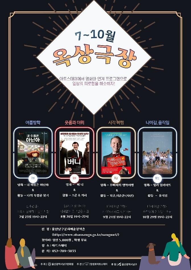 울산 남구 장생포 아트스테이, 옥상극장 개최