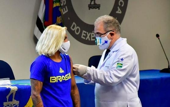 브라질 올림픽 대표선수 75%만 백신 접종…나머지는 거부