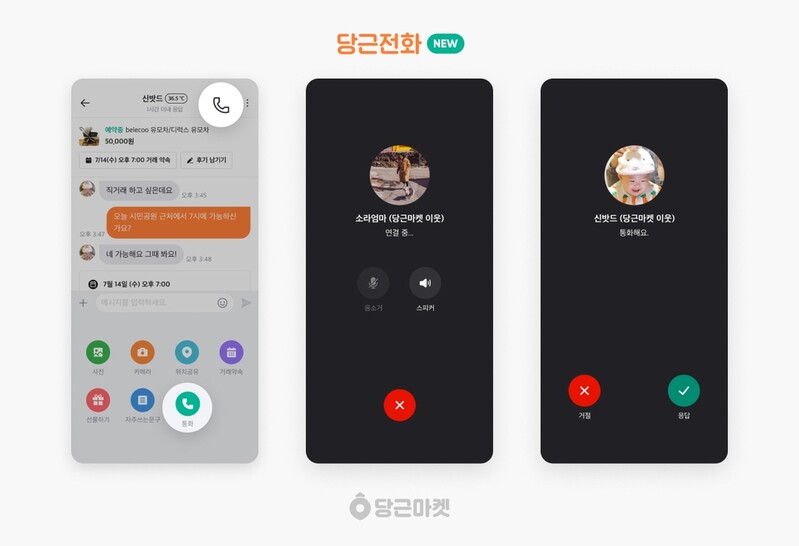 "당근마켓 거래상대 못 찾겠다면 '당근전화' 쓰세요"