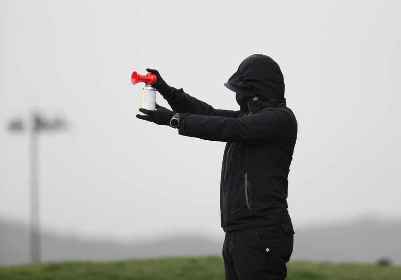 '20여분 뒤 벼락' 예고에 KLPGA투어 대회 일시 중단