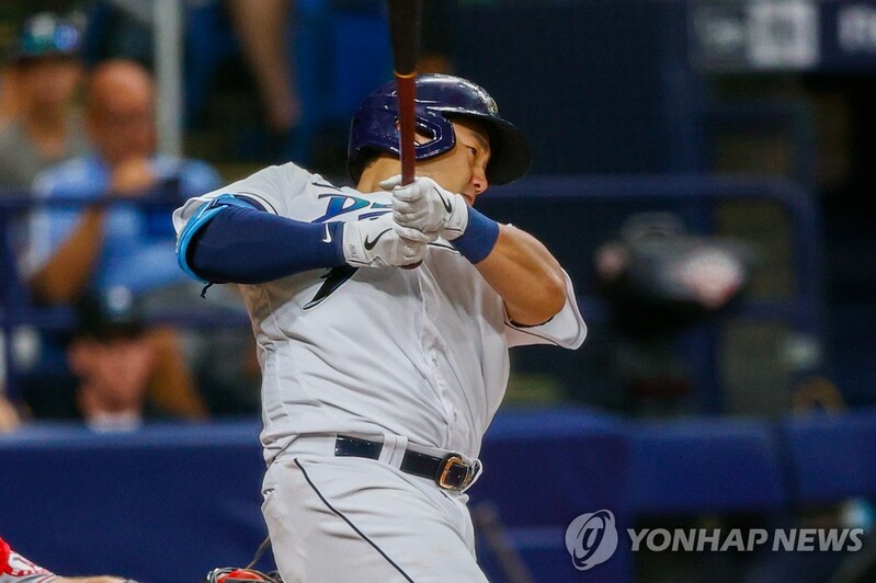 최지만, 후반기 첫 경기서 동점포 작렬…시즌 4호