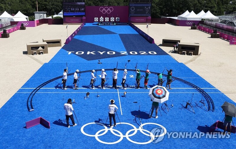 (Olympics) S. Korea aiming to make more Olympic archery history as competition opens with ranking rounds