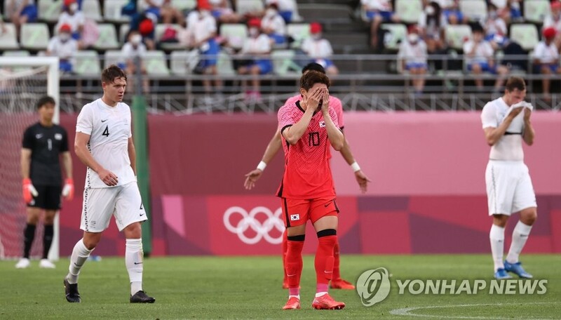 (LEAD) (Olympics) S. Korea lose to New Zealand to open men's football tournament