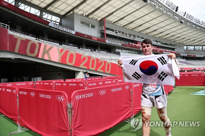 (Olympics) Half-Korean rugby player proud of passion inherited from mother