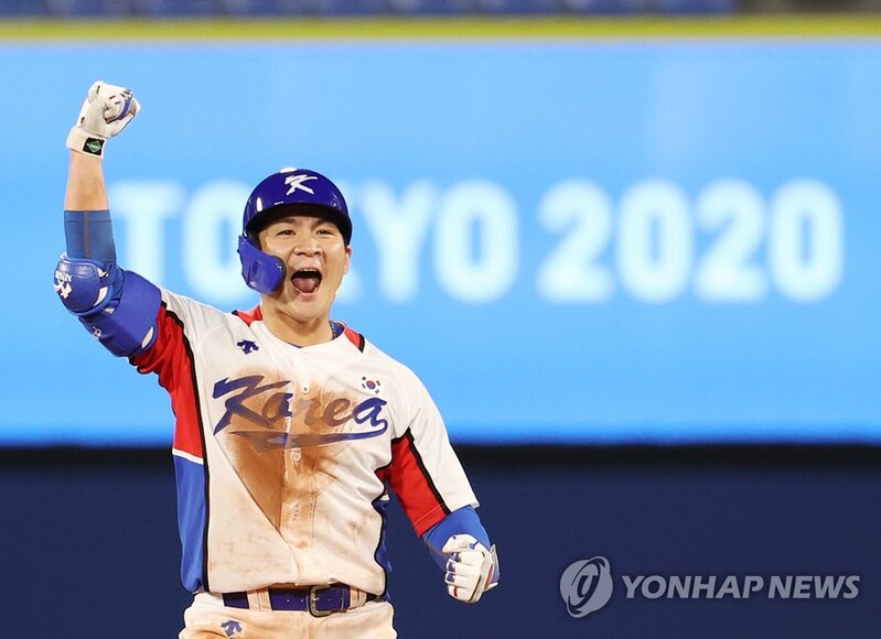(Olympics) S. Korea walks off on Israel to open baseball title defense