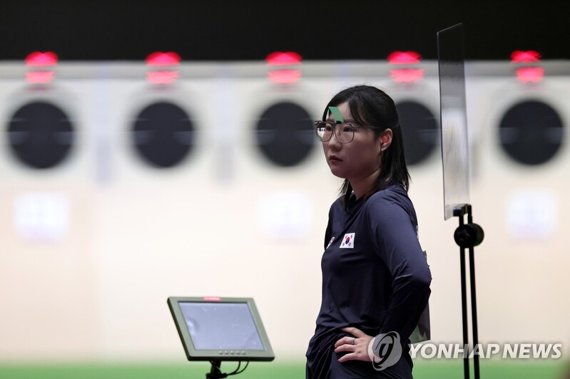 (Olympics) Kim Min-jung wins silver in women's 25m pistol shooting