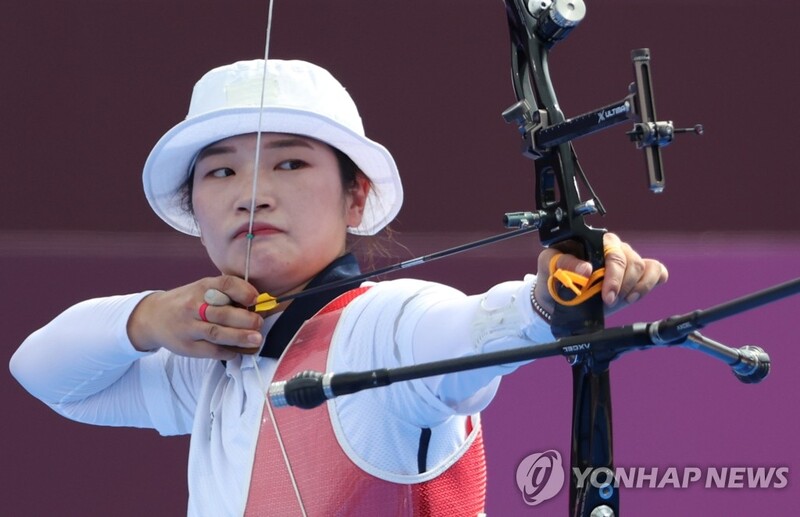 (Olympics) S. Korean archer Kang Chae-young eliminated in individual event