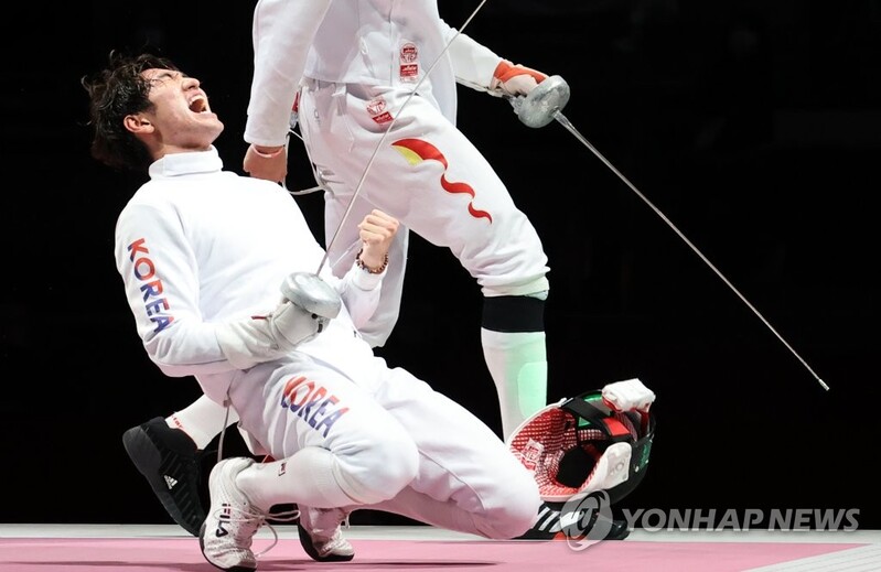 (LEAD) (Olympics) S. Korea wins bronze in men's team epee fencing