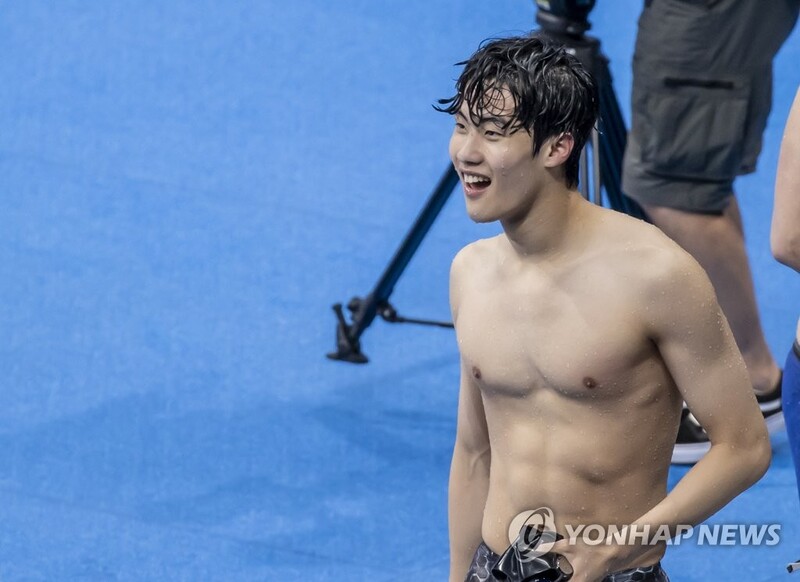 (Olympics) Teen swimmer Hwang Sun-woo calls Olympic debut 'turning point'