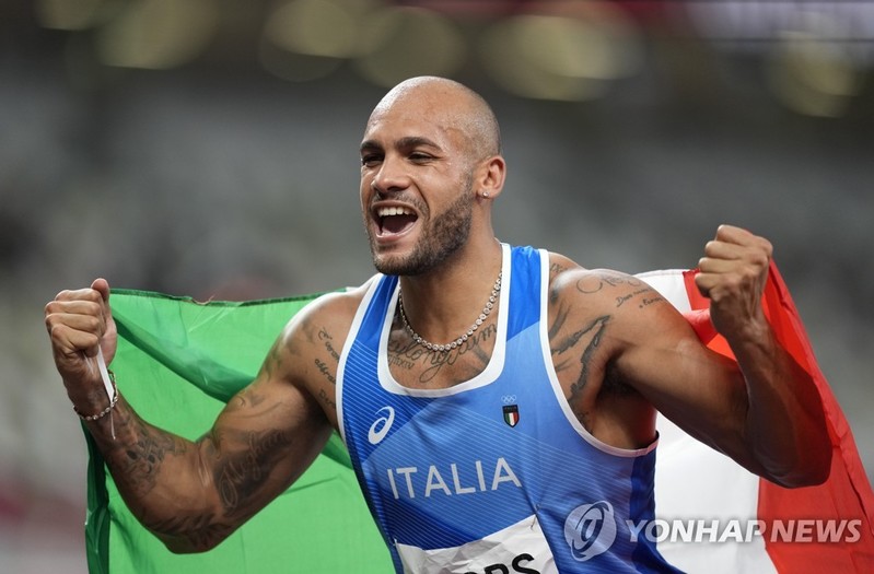 -올림픽- 제이컵스, 이탈리아 사상 첫 육상 100ｍ 金…9초80