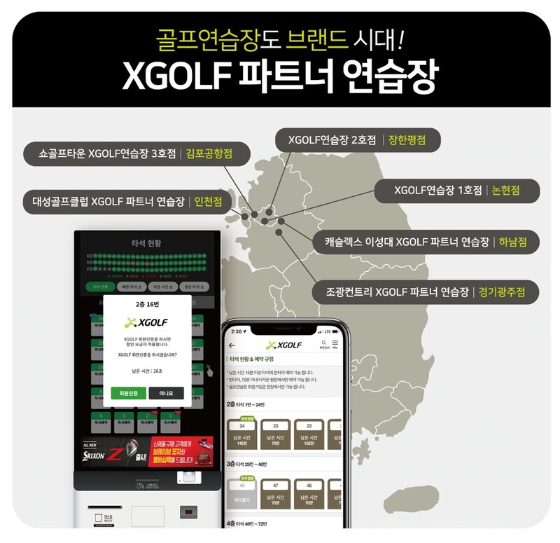 엑스골프, 파트너 연습장 연내 10개까지 확대