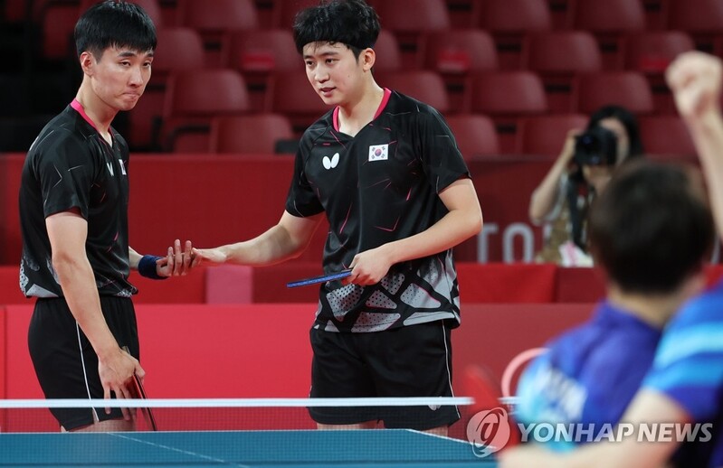 (LEAD) (Olympics) S. Korea falls to Japan to miss out on bronze in men's team table tennis