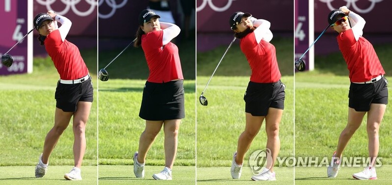 -올림픽- 女골프 2연패 빨간불…김세영·고진영, 3R 8타차 공동 10위