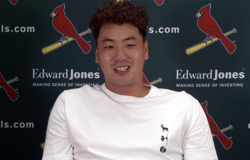 김광현 "팔꿈치 조금 아픈 상태…일반인으로 치면 감기 정도"