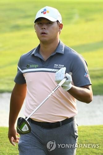 김시우, 파3홀에서 볼 5개 '수장'…13타 만에 홀아웃