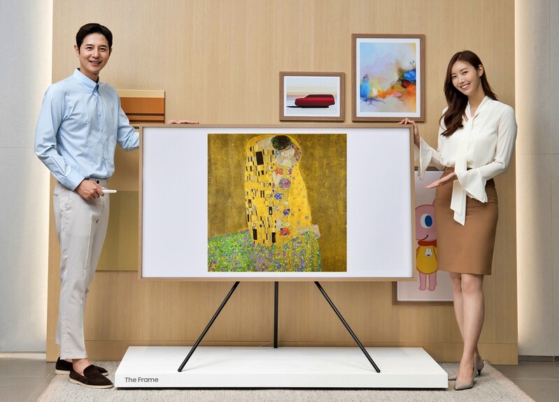 삼성 '더 프레임'에 클림트·에곤 실레 작품 담는다