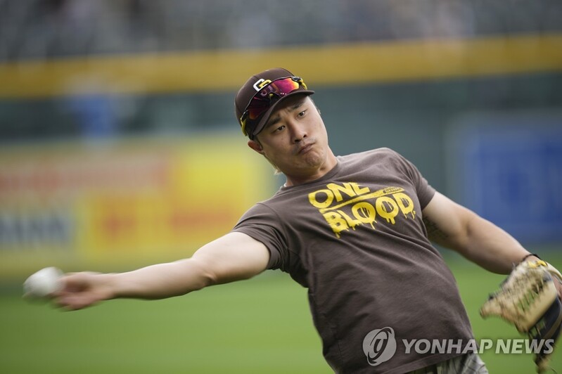 김하성, 대타로 나와 삼진…팸, 시즌 최장 148ｍ 홈런포