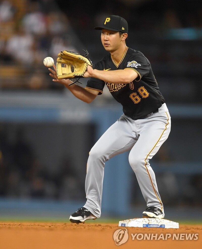 박효준, 대타로 나와 2타수 무안타…9회 역전 기회서 땅볼