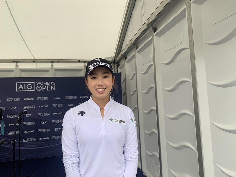 AIG여자오픈 출전 노예림 "내일 기분 좋게 집에 가고싶어요"