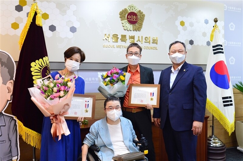 서원밸리CC 자선 행사 진행 박미선·이종현, 서울시의회 의장상