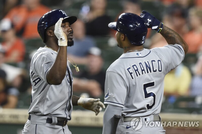 '아메리칸리그 승률 1위' 탬파베이, 최지만 없이도 6연승 행진