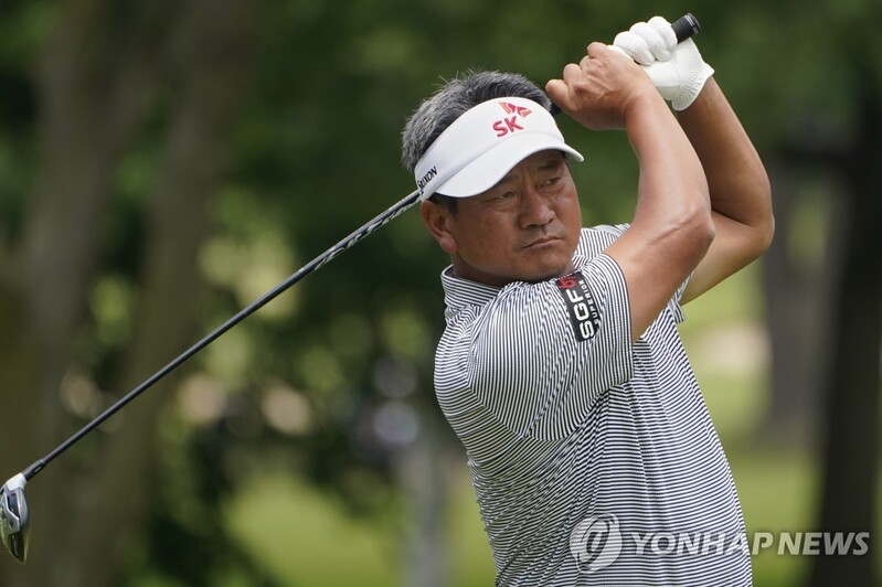 최경주, PGA 챔피언스투어 앨리 챌린지 공동 4위