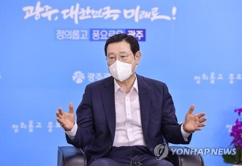 이용섭 광주시장 "200ｍ '지-트윈 타워' 검토 안 해"