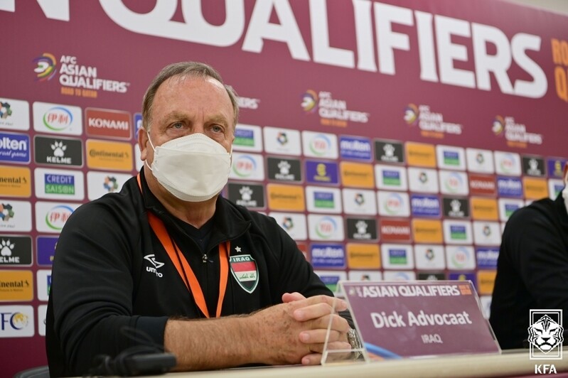 Iraq coach praises S. Korean football's growth, vows tough fight in World Cup qualifier