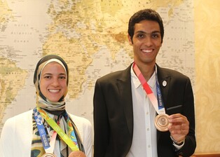 Egyptian Olympic medalists Hedaya Malak and Seif Eissa speak on growing popularity of taekwondo