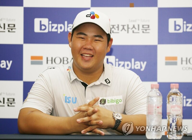 KPGA 투어 상금 1위 김주형 "잘 안 풀린 날인데 잘 마무리했다"