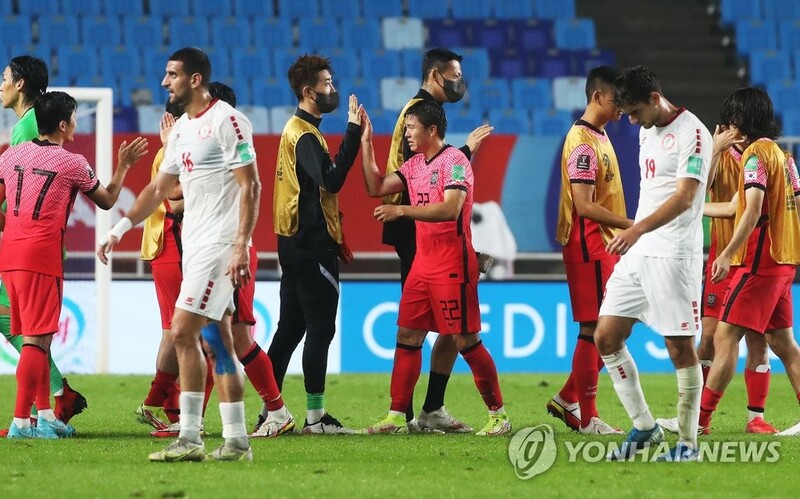 S. Korea coach satisfied with 'fair' victory over Lebanon in World Cup qualifier