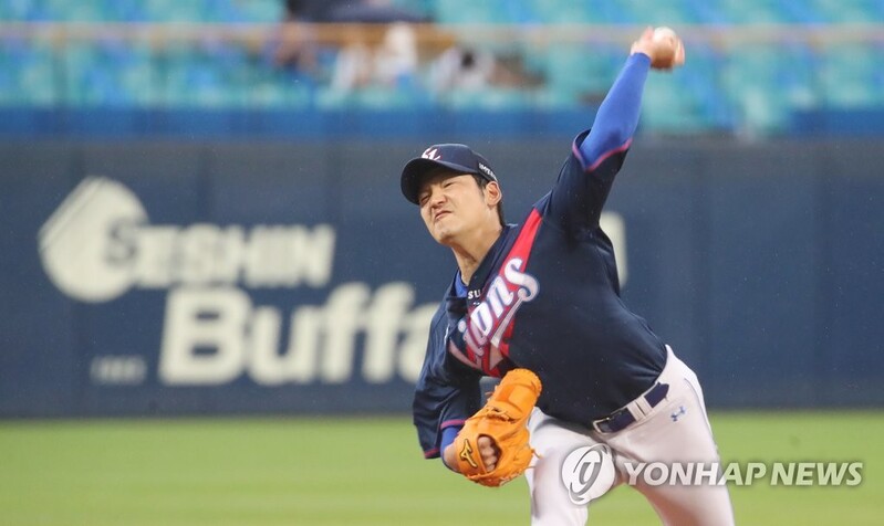'대기만성' 삼성 백정현, 7·8월 KBO MVP 선정