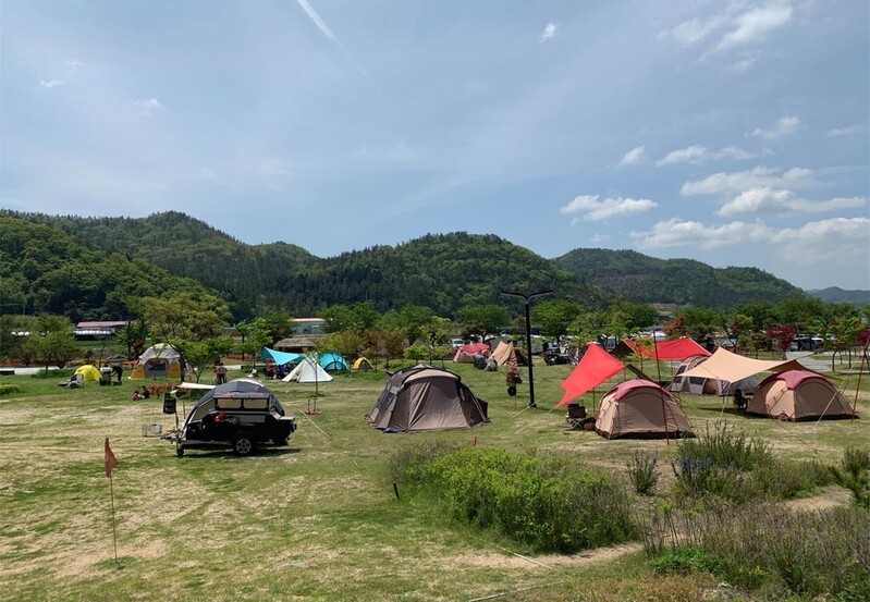 '휴식에 힐링을'…진도 풍경오토캠핑장 언택트 명소